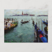Venetian Gondolier Briefkaart (Voorkant)