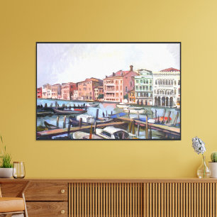 Venetian Grand Canal Canvas Afdruk