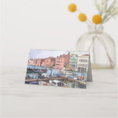 Venetian Grand Canal Place Card Plaatskaartje (Achterkant)