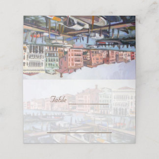Venetian Grand Canal Place Card Plaatskaartje