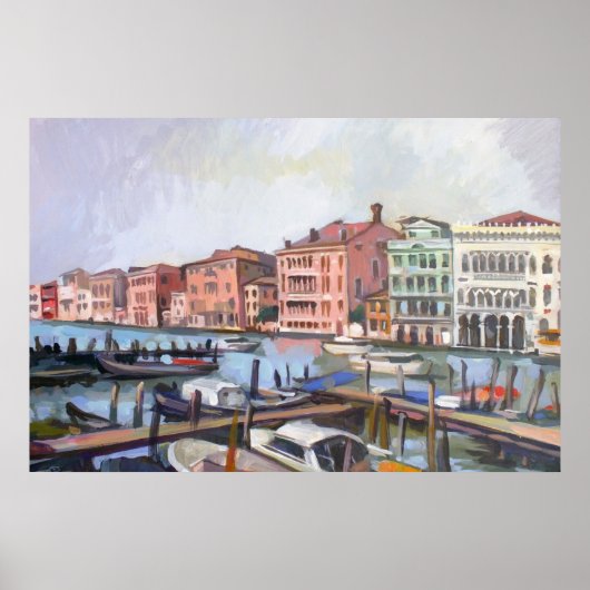Venetian Grand Canal Poster (Voorkant)