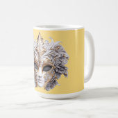 Venetian Intricately Decorated in Gray Hues Koffiemok (Voorkant rechts)