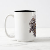 Venetian Intricately Decorated in Gray Hues Tweekleurige Koffiemok (Links)