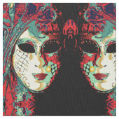 Venetian Lady Mask Stof (Close Up)