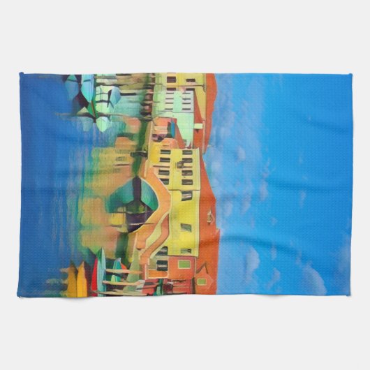 Venetian Lagoon - MURANO - panorama Theedoek (Horizontaal)