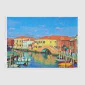 Venetian Lagoon - MURANO - panorama Tissuepapier (Voorkant)