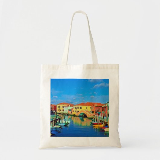 Venetian Lagoon - MURANO - panorama Tote Bag (Voorkant)