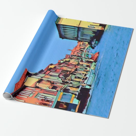 Venetian Lagoon - MURANO - uitzicht Cadeaupapier (Uitgerold)
