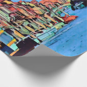 Venetian Lagoon - MURANO - uitzicht Cadeaupapier (Hoek)