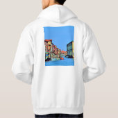 Venetian Lagoon - MURANO - uitzicht Hoodie (Achterkant)
