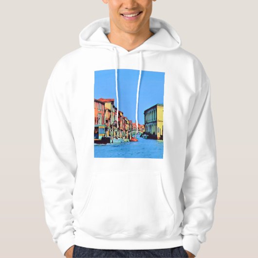Venetian Lagoon - MURANO - uitzicht Hoodie (Voorkant)