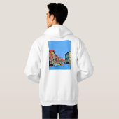 Venetian Lagoon - MURANO - uitzicht Hoodie (Achterkant volledig)