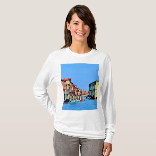 Venetian Lagoon - MURANO - uitzicht T-shirt (Voorkant volledig)