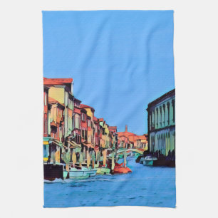 Venetian Lagoon - MURANO - uitzicht Theedoek