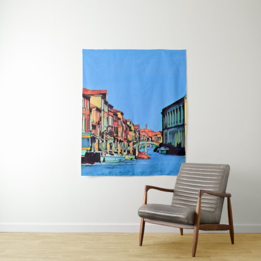 Venetian Lagoon - MURANO - uitzicht Wandkleed (In situ)