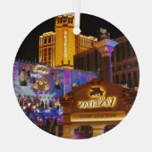 Venetian Las Vegas Decorative Evening Lights Glas Ornament (Achterkant)