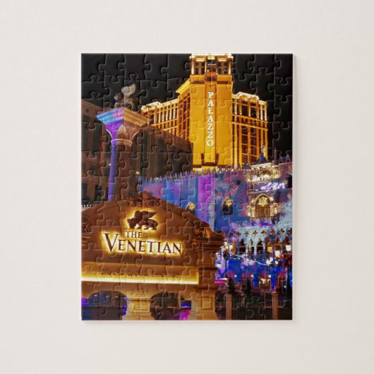 Venetian Las Vegas Decorative Evening Lights Legpuzzel (Verticaal)