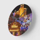 Venetian Las Vegas Decorative Evening Lights Ronde Klok (Hoek)