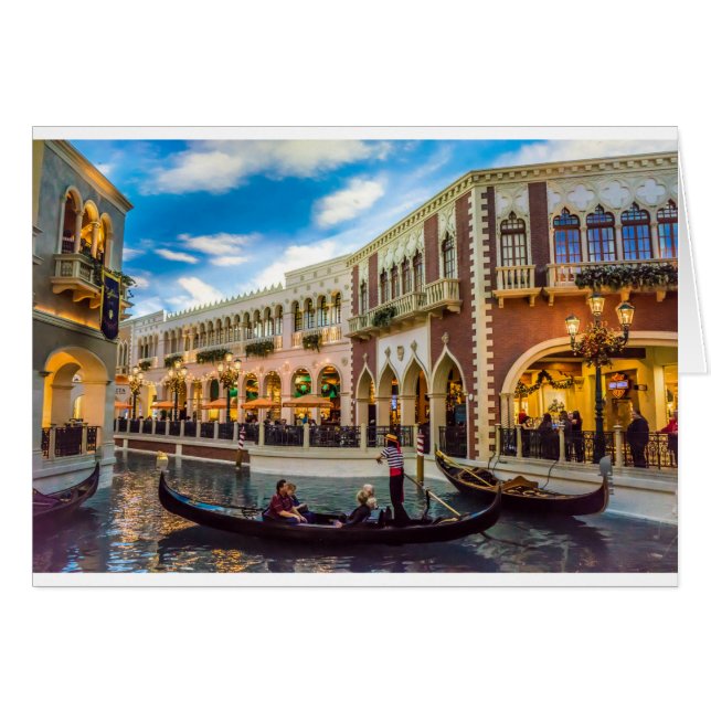 Venetian Las Vegas Gondola Canal Architecture (Voorkant Horizontaal)