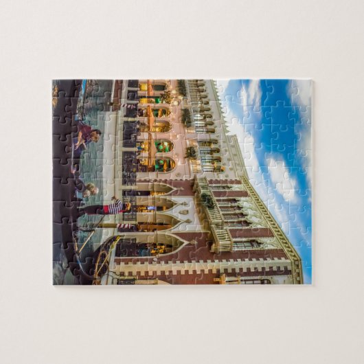 Venetian Las Vegas Gondola Canal Architecture Legpuzzel (Horizontaal)
