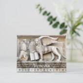 Venetian Lion Briefkaart (Staand voorkant)