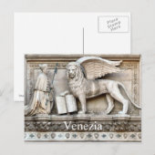 Venetian Lion Briefkaart (Voorkant / Achterkant)