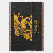 Venetian Lion Deken (Voorkant Verticaal)