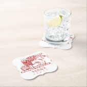 Venetian Lion Kartonnen Onderzetters (Insitu)