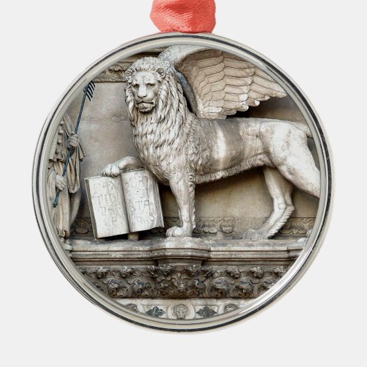 Venetian Lion Metalen Ornament (Voorkant)