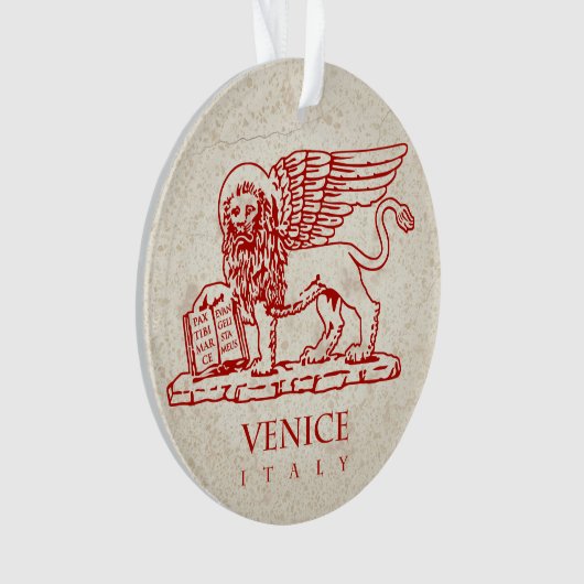 Venetian Lion Ornament (voorkant)