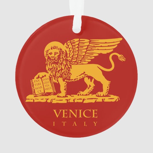 Venetian Lion Ornament (achterkant)