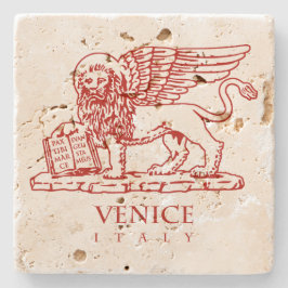 Venetian Lion Stenen Onderzetter