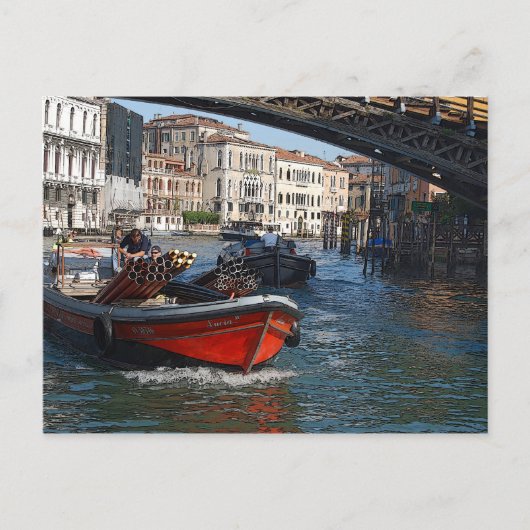 Venetian Lucia II Briefkaart (Voorkant)