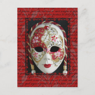 Venetian Mask Briefkaart