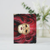 Venetian Mask Briefkaart (Staand voorkant)