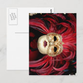 Venetian Mask Briefkaart (Voorkant / Achterkant)