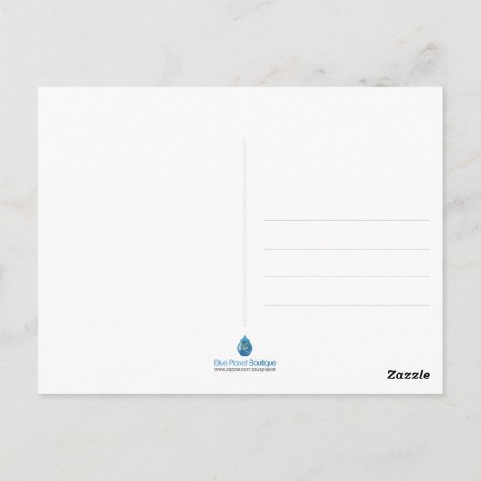 Venetian Mask briefkaart (Achterkant)