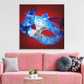 Venetian Mask Canvas Afdruk (Insitu (Woonkamer))