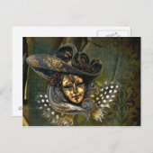 Venetian Mask Fantasy Briefkaart (Voorkant / Achterkant)