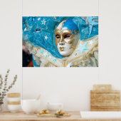 Venetian Mask Poster (Keuken)