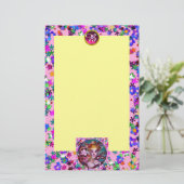 VENETIAN MASKERADE MASKS,CONFETTI GEM MONOGRAM BRIEFPAPIER (Staand voorkant)