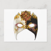 Venetian Masque: Ruby Jewel Briefkaart (Voorkant)