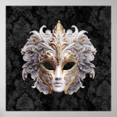 Venetian, Masquerade Carnival Mask Poster (Voorkant)