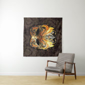 Venetian Masquerade Golden Mask Wandkleed (In Situ (horizontaal))