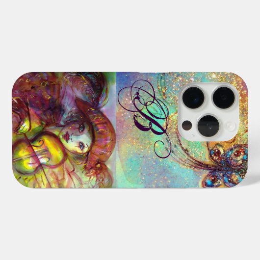 VENETIAN MASQUERADE / HARLEQUINEMONOGRAM Case-Mate iPhone CASE (Achterkant (horizontaal))