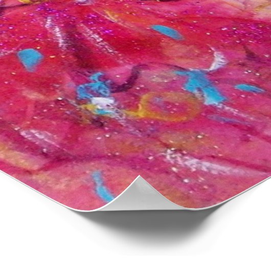 VENETIAN MASQUERADE/MASK IN RODE POSTER (Hoek)