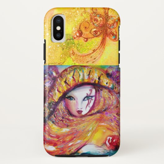 VENETIAN MASQUERADE - MASKER IN GEEL Case-Mate iPhone CASE (Achterkant)