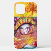 VENETIAN MASQUERADE - MASKER IN GEEL Case-Mate iPhone CASE (Achterkant)