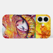 VENETIAN MASQUERADE - MASKER IN GEEL Case-Mate iPhone CASE (Achterkant (horizontaal))