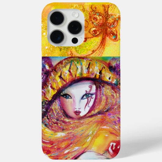 VENETIAN MASQUERADE - MASKER IN GEEL Case-Mate iPhone CASE (Achterkant)